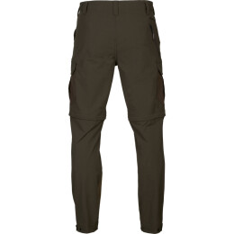 H&auml;rkila Herren Zip-Off-Hose Logmar Lightweight Dark olive/Willow green 32&quot; 56