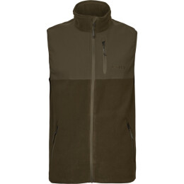 H&auml;rkila Herren Fleeceweste Fjell Hunting Green/Willow Green L