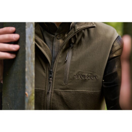 H&auml;rkila Herren Fleeceweste Fjell Hunting Green/Willow Green L