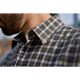 Härkila Herren Kurzarmhemd Fjell Naval Blue Check 3XL