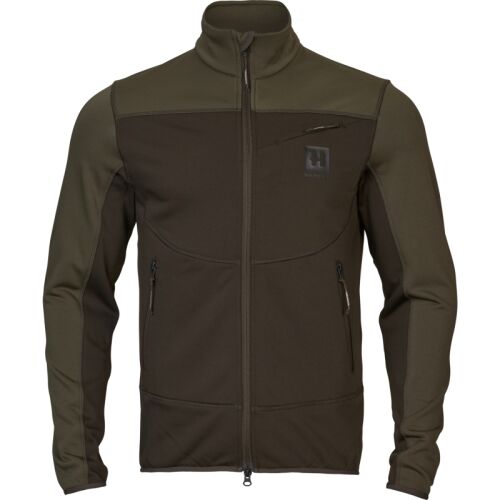 Härkila Herren Fleecejacke Olaf Shadow Brown/Forest night XL