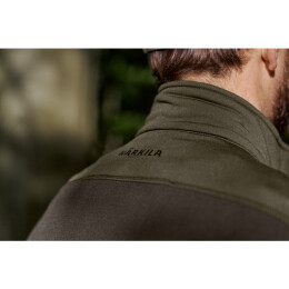 H&auml;rkila Herren Fleecejacke Olaf Shadow Brown/Forest night XL