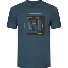 H&auml;rkila Herren T-Shirt H-Logo Sea Blue M