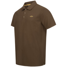 Blaser Herren Solid Poloshirt 25 Dunkelbraun L