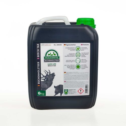 Eurohunt Qualitäts-Buchenholzteer Kanister 6 kg