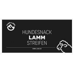 Farm-Land Hundesnack Lamm Streifen