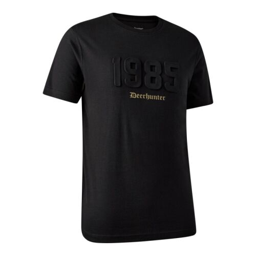 Deerhunter Herren T-Shirt Jubilee Schwarz 4XL