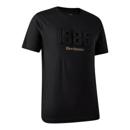 Deerhunter Herren T-Shirt Jubilee Schwarz 4XL