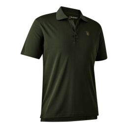 Deerhunter Herren Climate Poloshirt mit 37.5&reg; Technology Forest Ember S