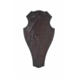 Eurohunt Troph&auml;enbrett f&uuml;r Reh- oder Hirschtroph&auml;en Eiche 1 dunkel 29 x 17 cm