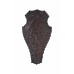 Eurohunt Troph&auml;enbrett f&uuml;r Reh- oder Hirschtroph&auml;en Eiche 1 dunkel 40 x 22 cm