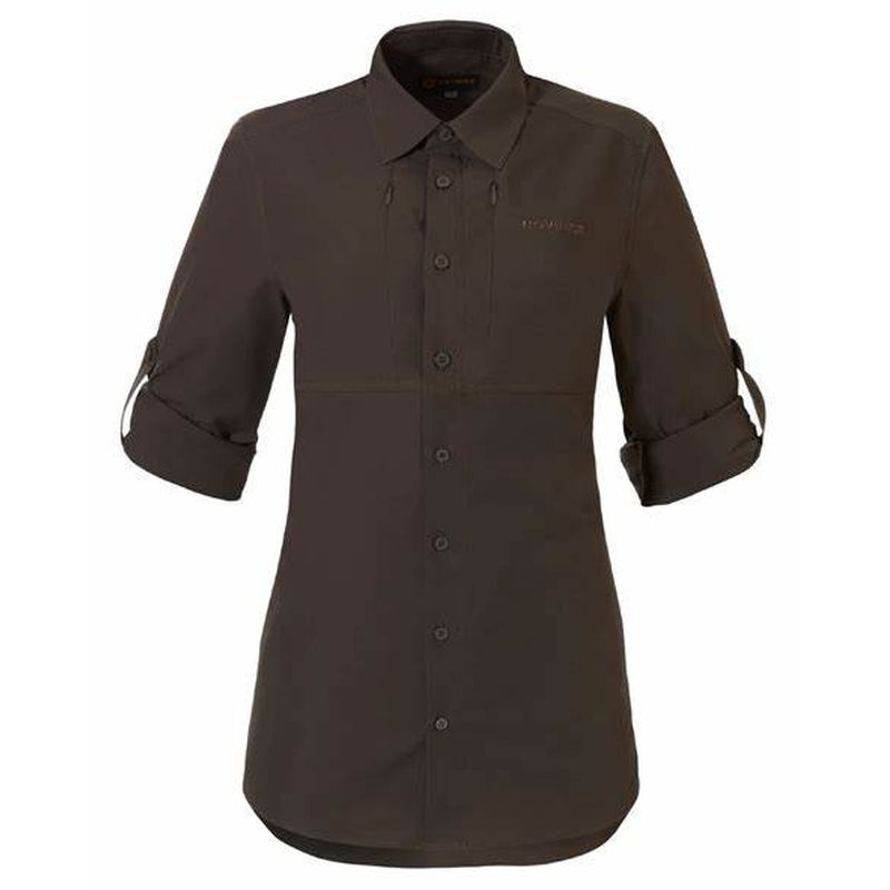 Rovince Damen Hemd Savanna Olivgrün 40