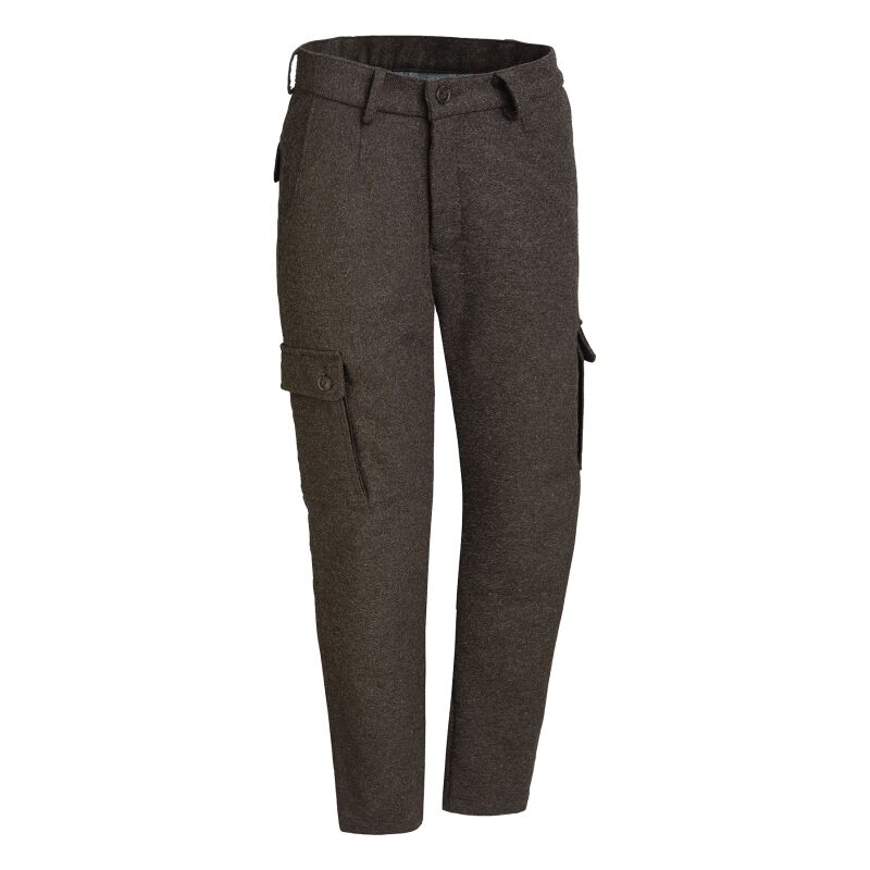 Rascher Herren Loden Cargohose Jaga Flex Ludwig Steingrau Oliv 52
