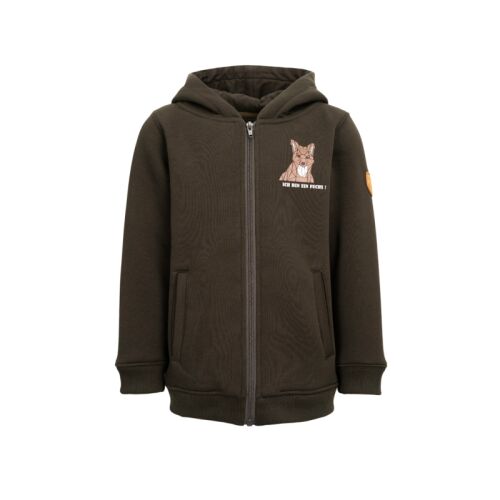 Hubertus Kinder Hoodie mit Reißverschluss "Ich bin ein Fuchs"