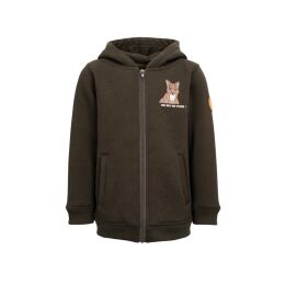 Hubertus Kinder Hoodie mit Rei&szlig;verschluss &quot;Ich bin ein Fuchs&quot;