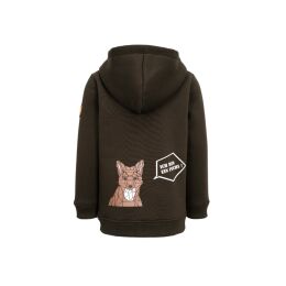 Hubertus Kinder Hoodie mit Rei&szlig;verschluss &quot;Ich bin ein Fuchs&quot;