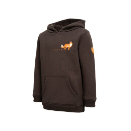 Hubertus Kinder Hoodie &quot;Spurensuche&quot; Oliv/Braun 104