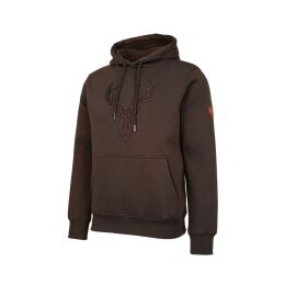Hubertus Herren Hoodie &quot;HIRSCH&quot; tonig