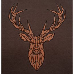 Hubertus Herren Hoodie &quot;HIRSCH&quot; tonig