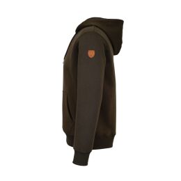 Hubertus Herren Hoodie &quot;HIRSCH&quot; orange