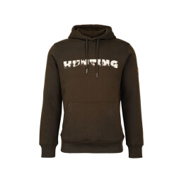 Hubertus Herren Hoodie &quot;Hunting&quot; Oliv-Braun 5XL