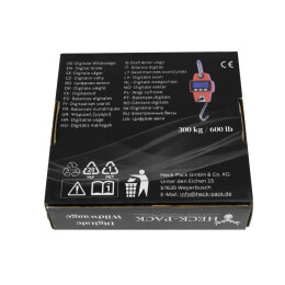 Heck-Pack Digitale Wildwaage 300kg