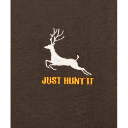 Hubertus Herren T-Shirt &quot;Just Hunt It&quot; Oliv 4XL