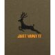 Hubertus Herren T-Shirt "Just Hunt It" Schilf XXL