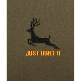 Hubertus Herren T-Shirt &quot;Just Hunt It&quot; Schilf 5XL