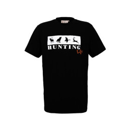 Hubertus Herren T-Shirt "Hunting Life" Schwarz S