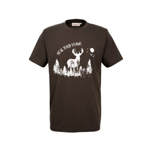 Hubertus Herren T-Shirt "Real Wild Living"