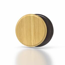 Eurohunt Keilerschild rund Eiche dunkel 14 cm