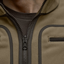 H&auml;rkila Herren Fleecejacke Kamko Dark antique bronze/Willow green M