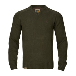 H&auml;rkila Herren Merino Pullover mit V-Ausschnitt Vincent Rosin L