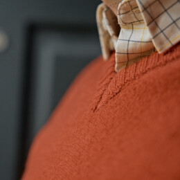 H&auml;rkila Herren Merino Pullover mit V-Ausschnitt Vincent Bombay brown XL