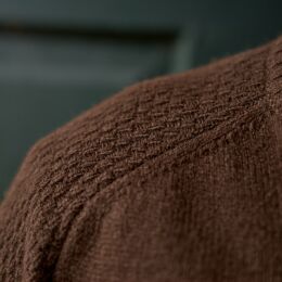 H&auml;rkila Herren Merino Pullover mit V-Ausschnitt Vincent Demitasse brown XXL