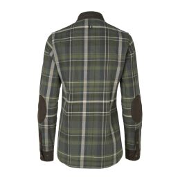 H&auml;rkila Damen Langarmbluse Pajala Olive check S