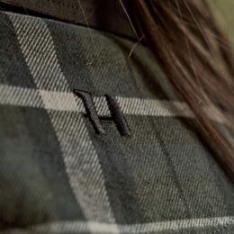 H&auml;rkila Damen Langarmbluse Pajala Olive check S