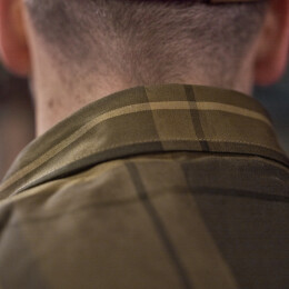 H&auml;rkila Herren Langarmhemd Akse Willow green check M