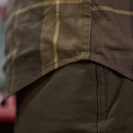 H&auml;rkila Herren Langarmhemd Akse Willow green check M