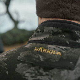 H&auml;rkila Herren Fleecejacke Kamko NOCTYX WSP Reversible AXIS MSP&reg;Black/Willow green XL