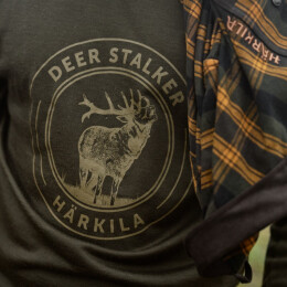 H&auml;rkila Herren Langarmshirt Game Willow green stag M
