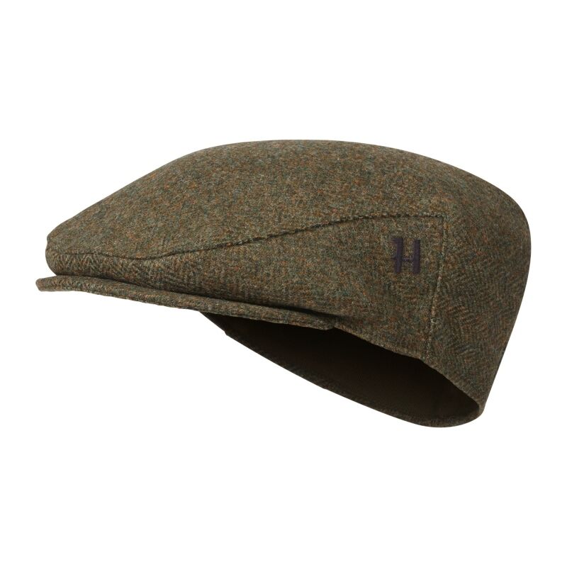 Härkila Herren Schiebermütze Kenmore Cl. Forest green/Herringbone 57
