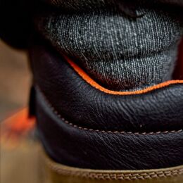 H&auml;rkila Herren Schuh Saxn&auml;s GTX Orange Mid Brown//orange 48