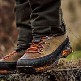 H&auml;rkila Herren Schuh Saxn&auml;s GTX Orange Mid Brown//orange 48