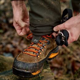 H&auml;rkila Herren Schuh Saxn&auml;s GTX Orange Mid Brown//orange 48