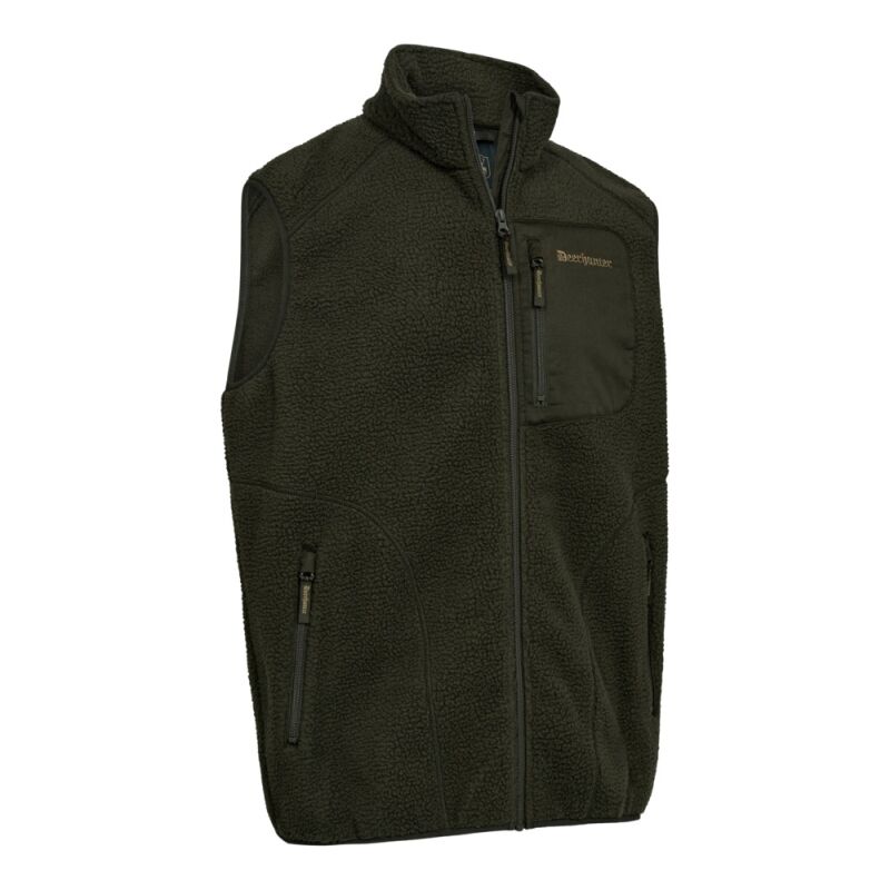 Deerhunter Herren Fleeceweste Atlas Forest Green L