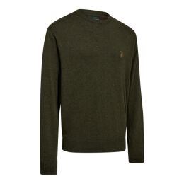 Deerhunter Herren Pullover Harrington O-neck Forest Ember Melange 2XL