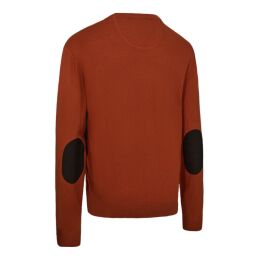 Deerhunter Herren Pullover Harrington O-neck Oak Rust Melange 3XL