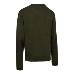 Deerhunter Herren Pullover Harrington V-neck Forest Ember Melange S